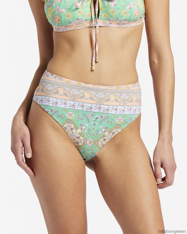Billabong Wien 00V681349 | Billabong La Mer Hawaii Maui knappe Bikinihose Grün Frauen