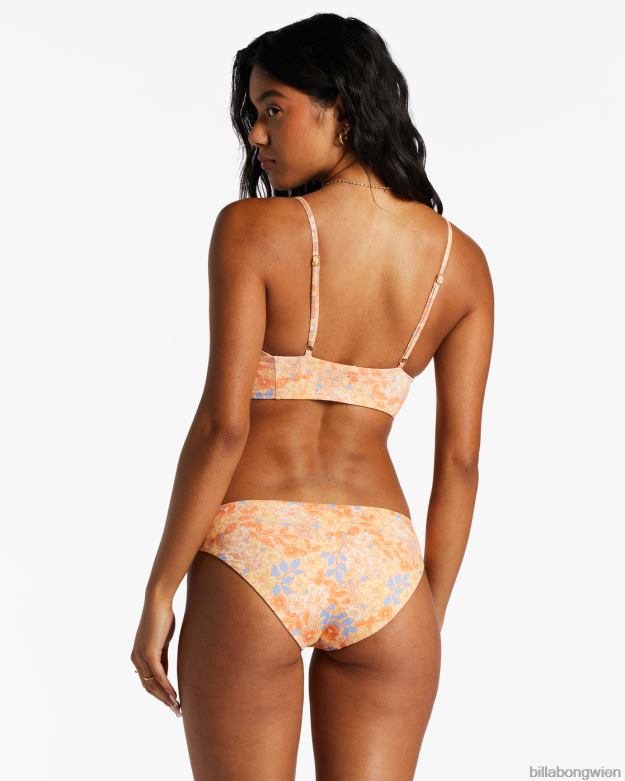 Billabong Wien 00V681394 | Billabong Fine by Me Lowrider Wende-Bikinihose helle Melone Frauen