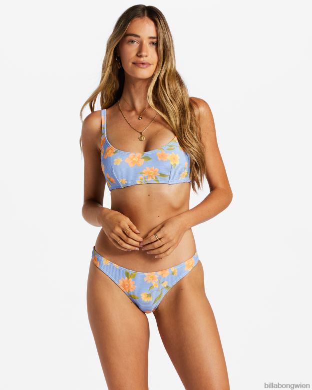 Billabong Wien 00V681401 | Billabong Lazy Days Tanlines tropische Bikinihose aus heiterem Himmel Frauen