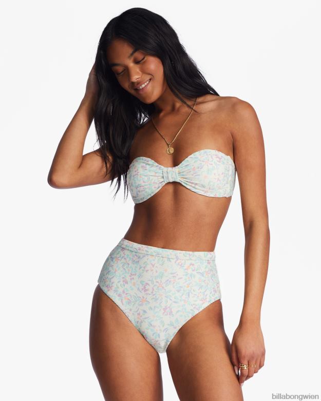 Billabong Wien 00V681412 | Billabong Süße Oasis Tanlines hohe Retro-Bikinihose Salzkristall Frauen