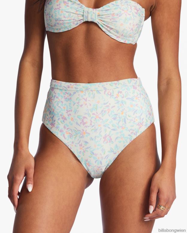 Billabong Wien 00V681412 | Billabong Süße Oasis Tanlines hohe Retro-Bikinihose Salzkristall Frauen