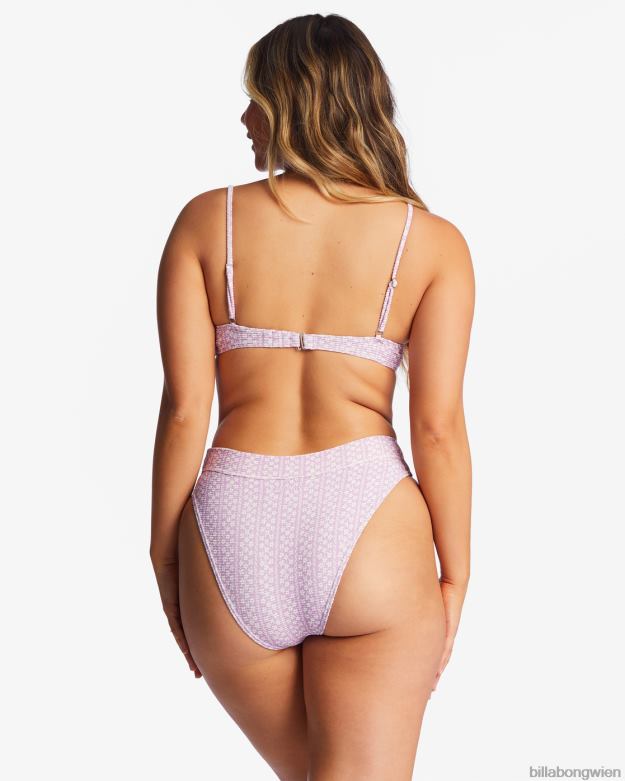 Billabong Wien 00V681425 | Billabong Covered in Love Tanlines Maui-Bikinihose lila Traum Frauen