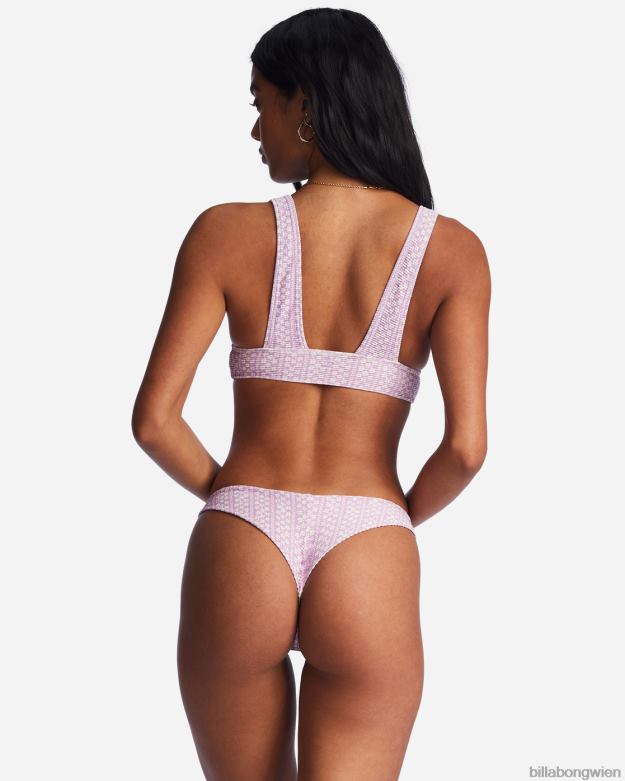 Billabong Wien 00V681426 | Billabong Covered in Love Tanlines Tanga-Bikinihose lila Traum Frauen