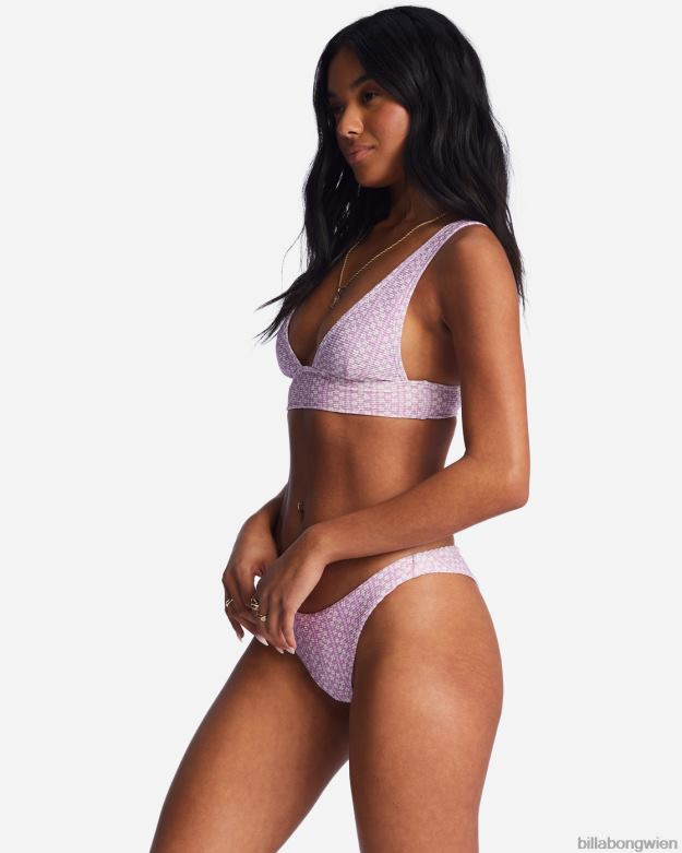 Billabong Wien 00V681426 | Billabong Covered in Love Tanlines Tanga-Bikinihose lila Traum Frauen
