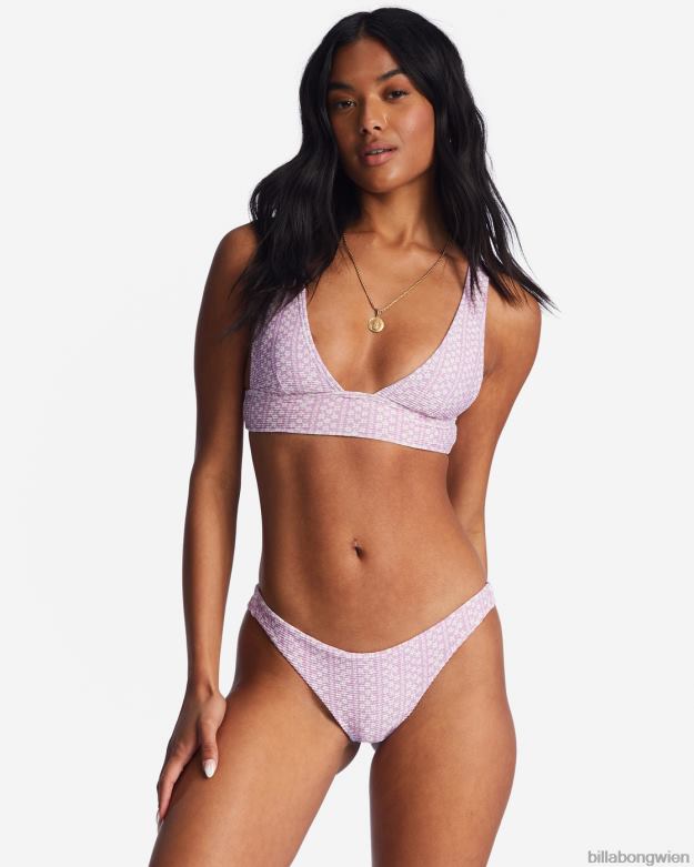 Billabong Wien 00V681426 | Billabong Covered in Love Tanlines Tanga-Bikinihose lila Traum Frauen