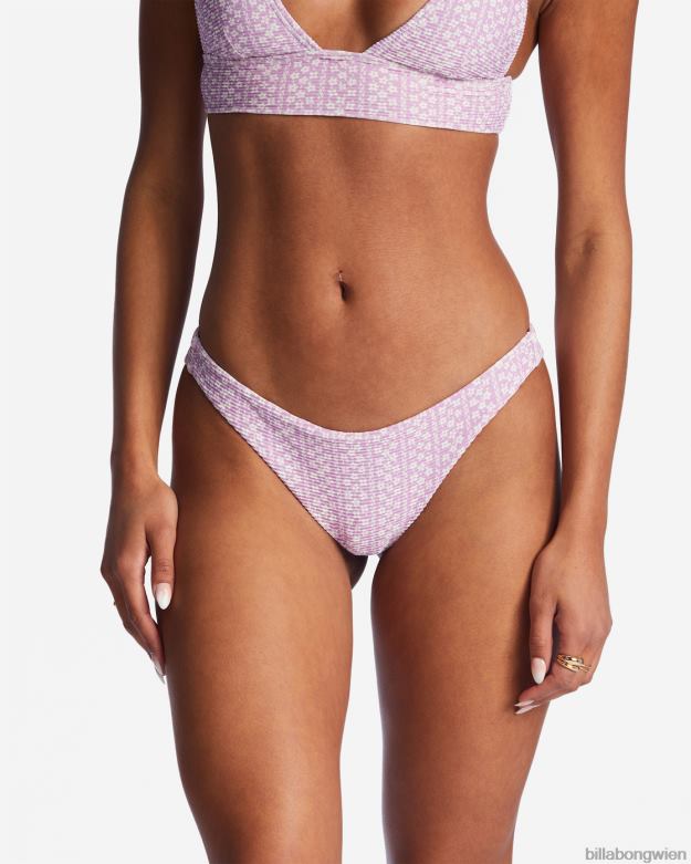 Billabong Wien 00V681426 | Billabong Covered in Love Tanlines Tanga-Bikinihose lila Traum Frauen
