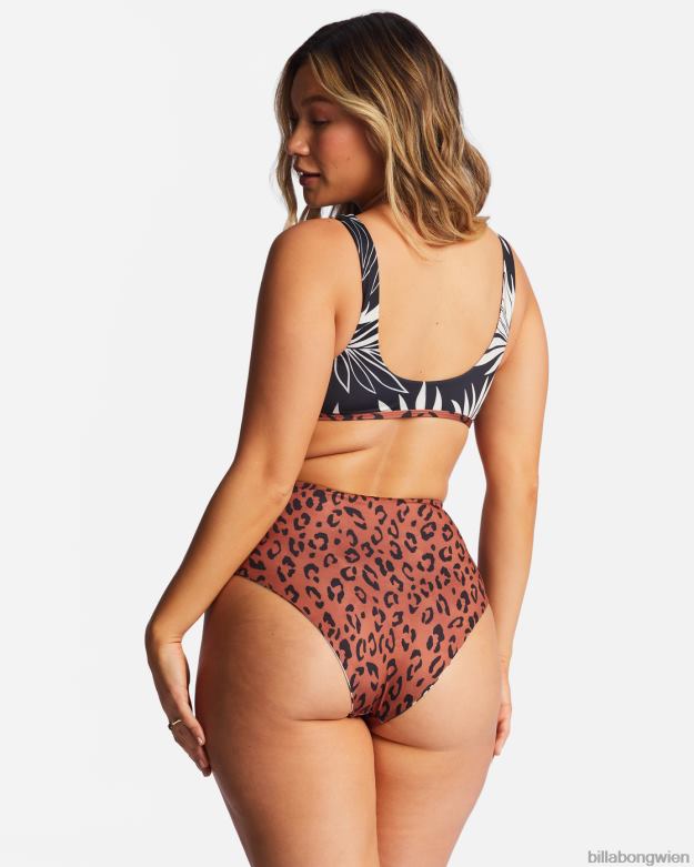 Billabong Wien 00V681437 | Billabong Spotted in Paradise Hi Retro Wende-Bikinihose mit hohem Beinausschnitt multi Frauen