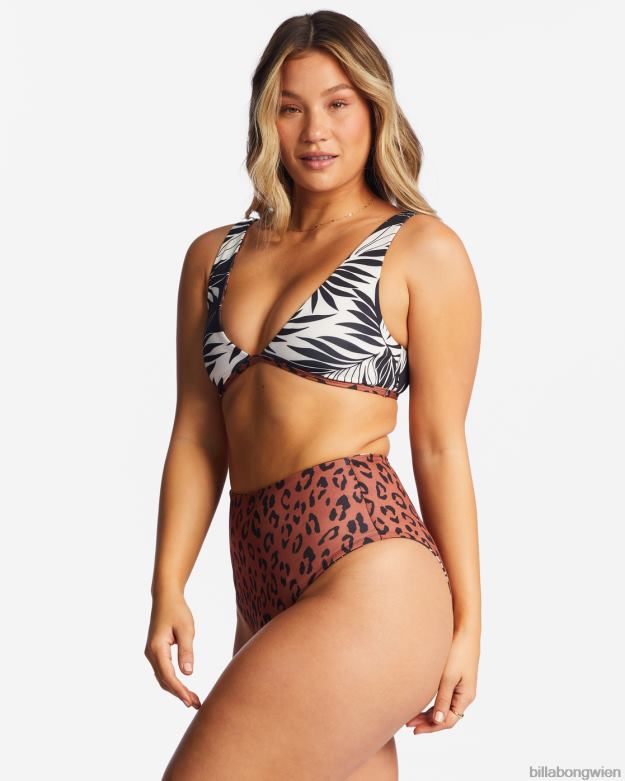 Billabong Wien 00V681437 | Billabong Spotted in Paradise Hi Retro Wende-Bikinihose mit hohem Beinausschnitt multi Frauen