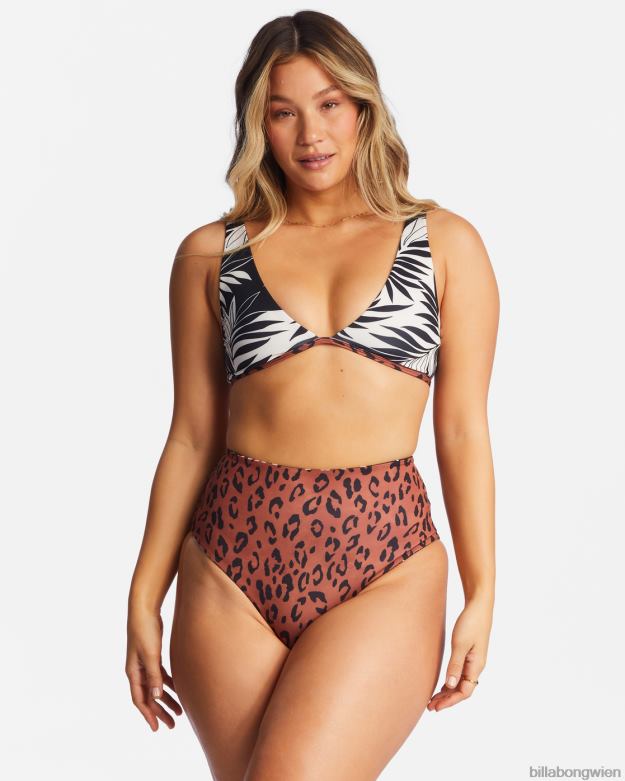Billabong Wien 00V681437 | Billabong Spotted in Paradise Hi Retro Wende-Bikinihose mit hohem Beinausschnitt multi Frauen