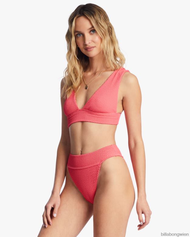 Billabong Wien 00V681459 | Billabong Sommer-High-Aruba-Bikinihose Korallenschwarm Frauen