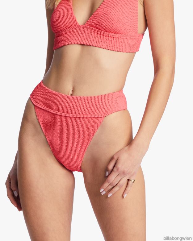 Billabong Wien 00V681459 | Billabong Sommer-High-Aruba-Bikinihose Korallenschwarm Frauen