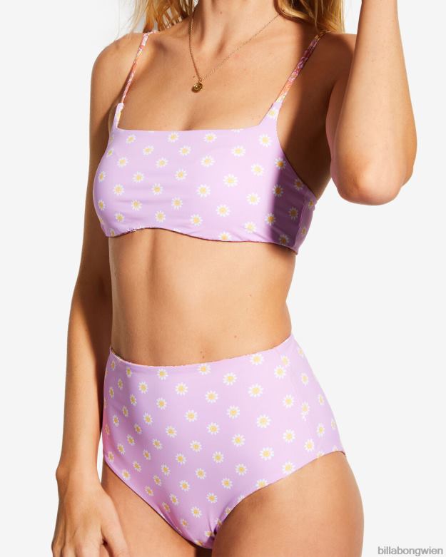 Billabong Wien 00V681473 | Billabong Billabong x Smiley Good Times Hi Retro-Bikinihose mit hohem Beinausschnitt, wendbar multi Frauen
