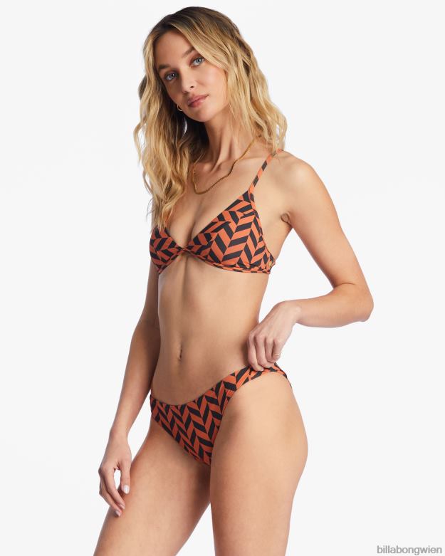 Billabong Wien 00V681477 | Billabong Cross-Step-Tanga-Bikinihose Ziegel Frauen
