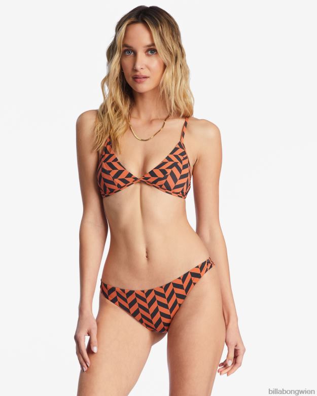Billabong Wien 00V681477 | Billabong Cross-Step-Tanga-Bikinihose Ziegel Frauen