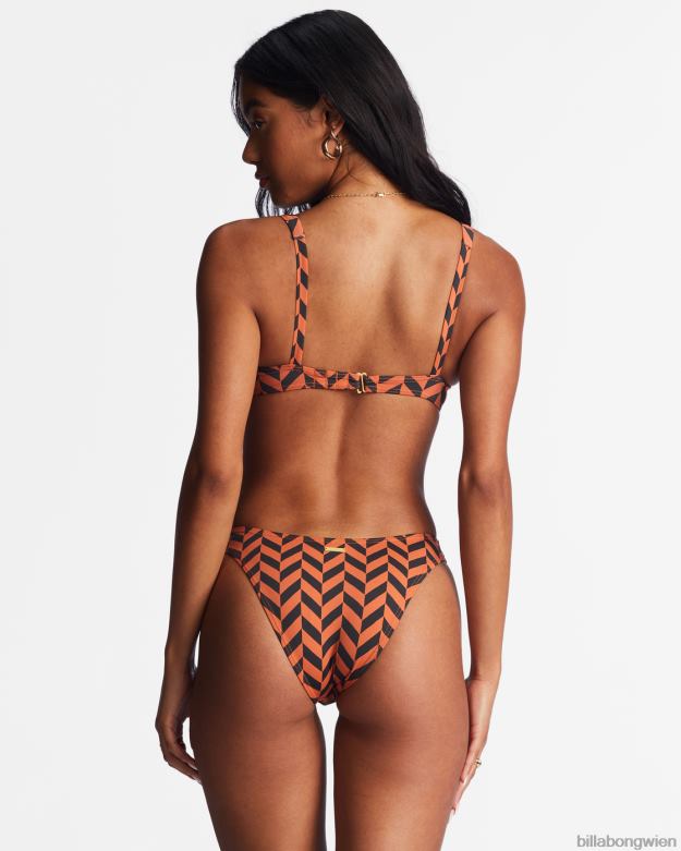 Billabong Wien 00V681478 | Billabong Cross-Step-Hike-Bikinihose Ziegel Frauen