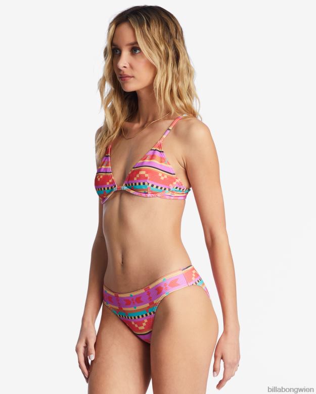 Billabong Wien 00V681487 | Billabong Baja Rising Lowrider-Bikinihose heller Mohn Frauen