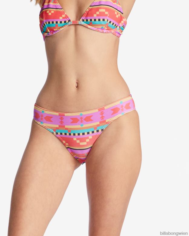 Billabong Wien 00V681487 | Billabong Baja Rising Lowrider-Bikinihose heller Mohn Frauen
