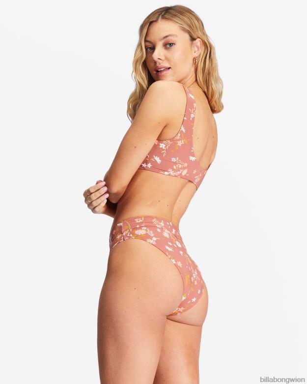 Billabong Wien 00V681521 | Billabong Flüstern Sie mir hoch sitzende Maui-Rider-Bikinihosen zu süße Schokolade Frauen