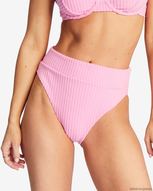 Billabong Wien 00V681522 | Billabong Bikinihose mit Schleife und hohem Bund rosa Himmel Frauen