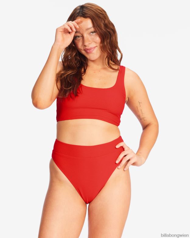Billabong Wien 00V681536 | Billabong Tanlines hoch taillierte Bikinihöschen scharfer Pfeffer Frauen