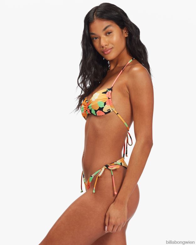Billabong Wien 00V681547 | Billabong Pretty Daze Tanga Wende-Bikinihose zum Binden an der Seite multi Frauen