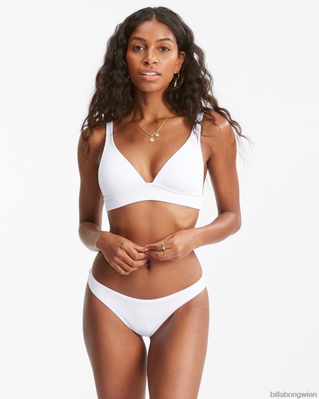 Billabong Wien 00V681568 | Billabong Sunrays Tanga knappe Bikinihose Weiß Frauen