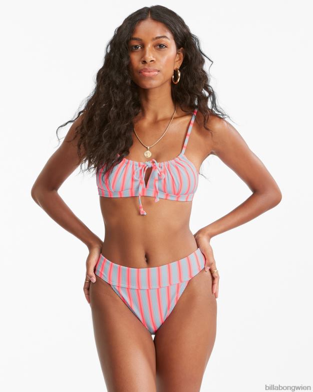 Billabong Wien 00V681582 | Billabong Aruba-Bikinihose mit Surf-Streifen Morgenhimmel Frauen