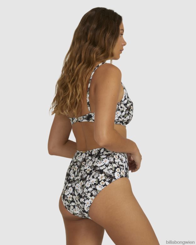 Billabong Wien 00V681598 | Billabong Bliss Fall High Retro-Bikinihose Schwarz Frauen