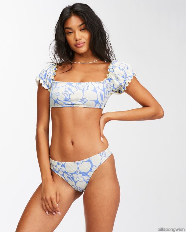 Billabong Wien 00V681616 | Billabong Beyond the Blue Isla Low-Rise-Bikinihose Salzkristall Frauen