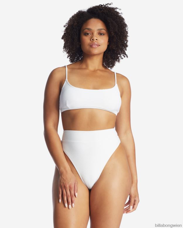 Billabong Wien 00V681654 | Billabong Tanlines hoch taillierte Bikinihöschen Weiß Frauen