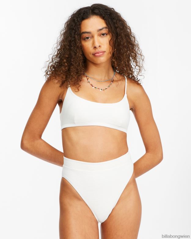 Billabong Wien 00V681654 | Billabong Tanlines hoch taillierte Bikinihöschen Weiß Frauen