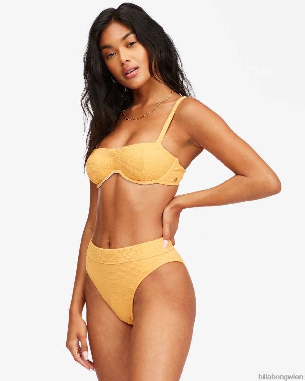 Billabong Wien 00V681665 | Billabong So Dazed Maui Rider Bikinihose mit hoher Taille Ringelblume Frauen