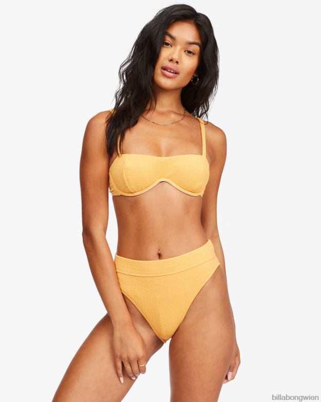Billabong Wien 00V681665 | Billabong So Dazed Maui Rider Bikinihose mit hoher Taille Ringelblume Frauen