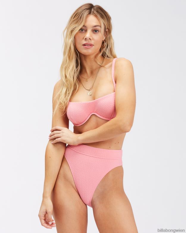 Billabong Wien 00V681678 | Billabong So Dazed Maui Rider Bikinihose mit hoher Taille rosa Sonnenuntergang Frauen