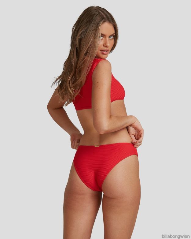Billabong Wien 00V681748 | Billabong Lovedays Bondi-Bikinihose – Steph Claire Smith Fiesta rot Frauen
