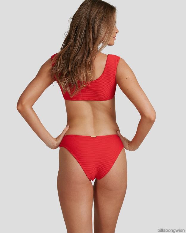 Billabong Wien 00V681748 | Billabong Lovedays Bondi-Bikinihose – Steph Claire Smith Fiesta rot Frauen