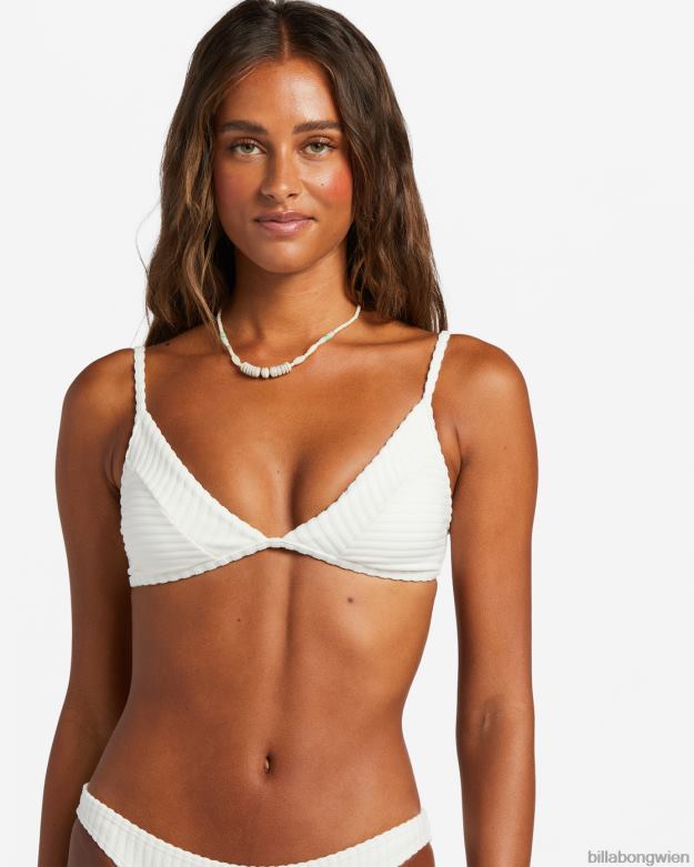 Billabong Wien 00V681191 | Billabong festes Triangel-Bikinioberteil mit Schleife Salzkristall Frauen