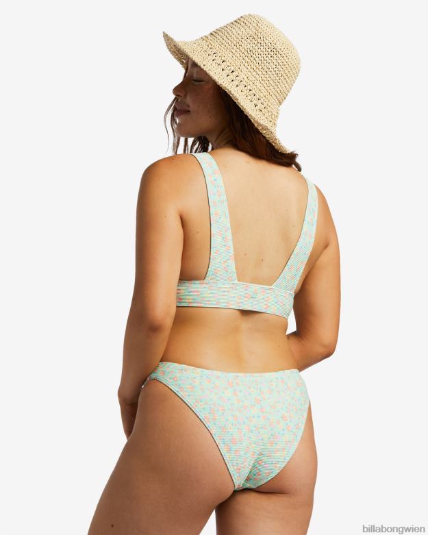 Billabong Wien 00V681197 | Billabong „I Sea You Tanlines“-Bikinioberteil mit tiefem Ausschnitt grüne Minze Frauen
