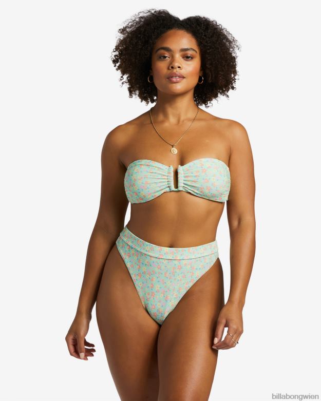 Billabong Wien 00V681199 | Billabong Bandeau-Bikinioberteil „I Sea You Tanlines“. grüne Minze Frauen