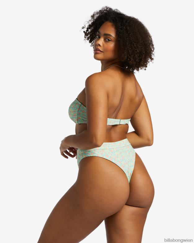 Billabong Wien 00V681199 | Billabong Bandeau-Bikinioberteil „I Sea You Tanlines“. grüne Minze Frauen