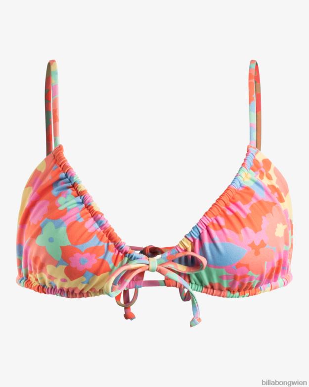 Billabong Wien 00V681202 | Billabong Coast ist ein transparentes, gerafftes Triangel-Bikinioberteil multi Frauen