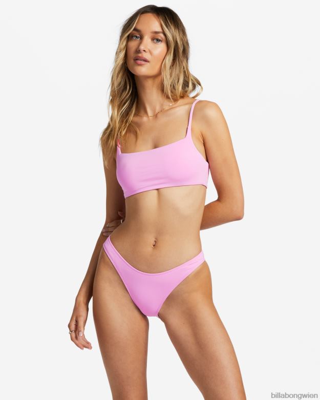 Billabong Wien 00V681221 | Billabong Sol Searcher Zoe Crop-Bikinioberteil Rosa Spuren Frauen