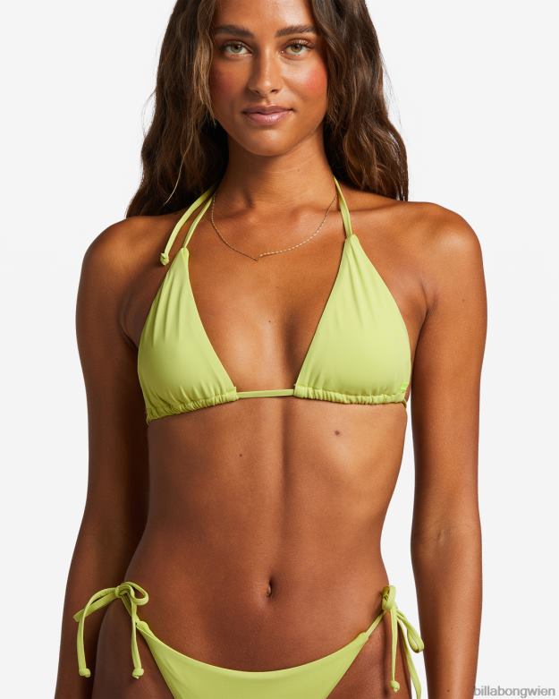 Billabong Wien 00V681223 | Billabong Sol Searcher Mehrweg-Triangel-Bikinioberteil helle Limette Frauen