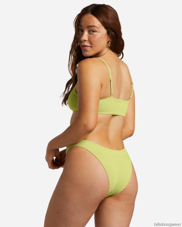 Billabong Wien 00V681225 | Billabong Sol Searcher Zoe Crop-Bikinioberteil helle Limette Frauen
