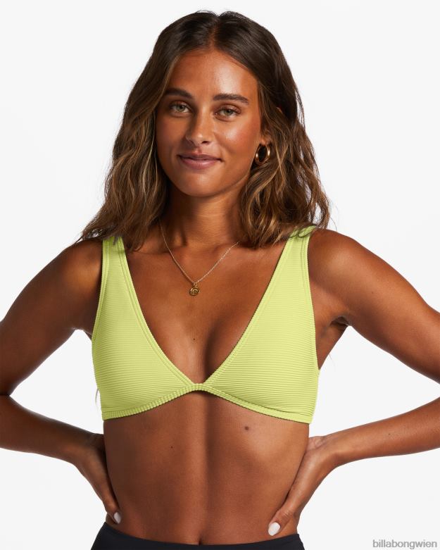 Billabong Wien 00V681227 | Billabong Sol Searcher Ava Tank-Bikinioberteil helle Limette Frauen