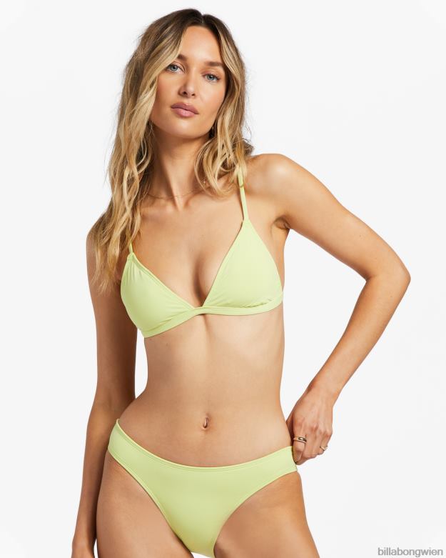 Billabong Wien 00V681229 | Billabong Sol Searcher Ceci Triangel-Bikinioberteil helle Limette Frauen