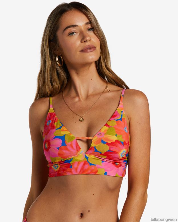 Billabong Wien 00V681240 | Billabong Sunny Coast Cami-Bikinioberteil mit V-Ausschnitt multi Frauen