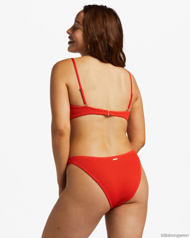 Billabong Wien 00V681252 | Billabong Sommerliches High-Kensley-Bikinioberteil mit Bügel rotes Aloha Frauen