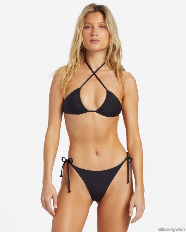 Billabong Wien 00V681258 | Billabong Sol Searcher Mehrweg-Triangel-Bikinioberteil schwarzer Kieselstein Frauen