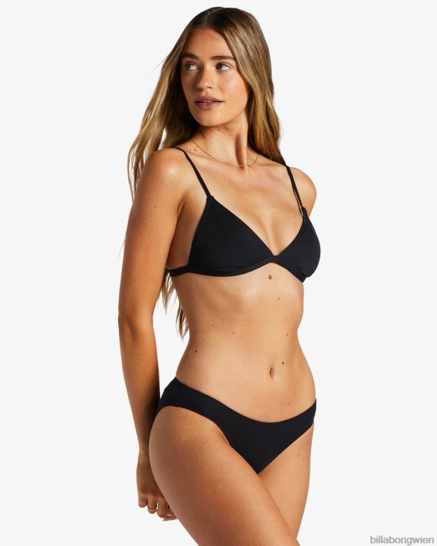 Billabong Wien 00V681260 | Billabong Sol Searcher Ceci Triangel-Bikinioberteil schwarzer Kieselstein Frauen